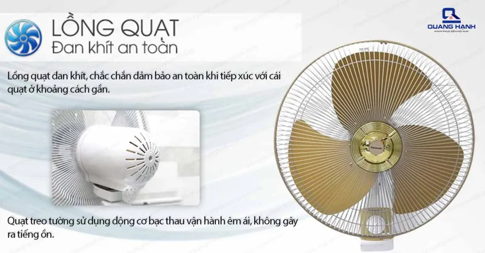 Quạt đảo trần Panasonic F-409QGO có điều khiển
