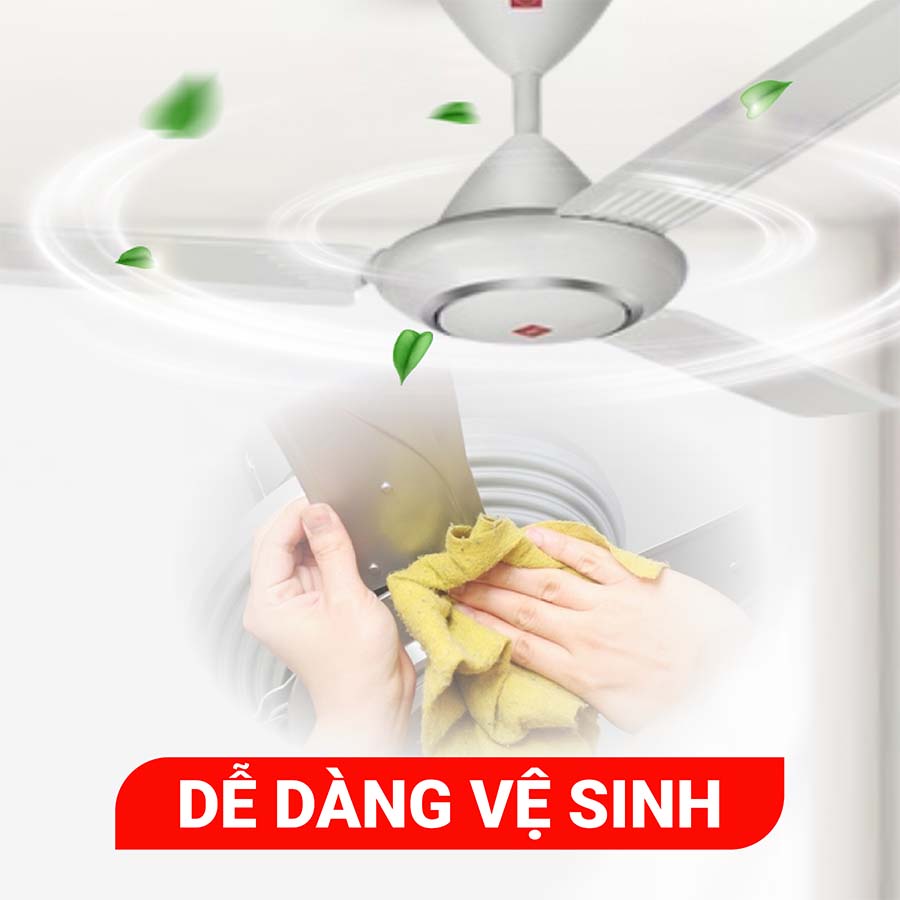 Quạt trần KDK M60XG 5 tốc độ gió