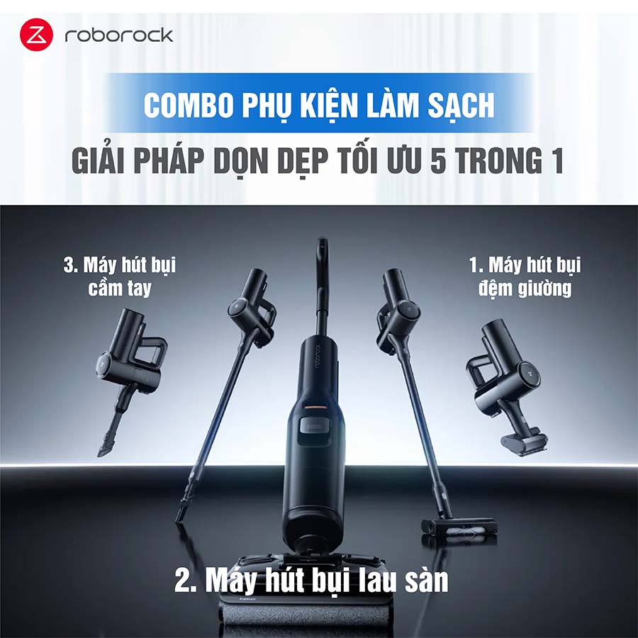 Máy hút bụi lau nhà cầm tay Roborock F25 ACE Combo