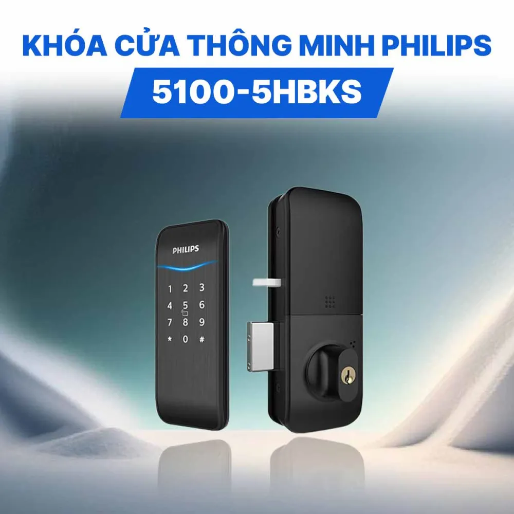 Khóa cửa thông minh Philips 5100-5HBKS