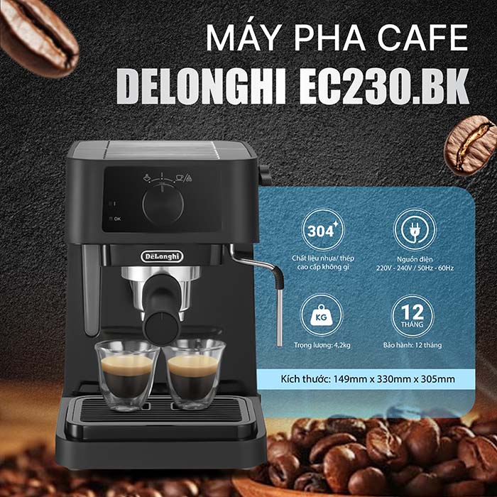 Máy Pha cafe Delonghi EC230.BK