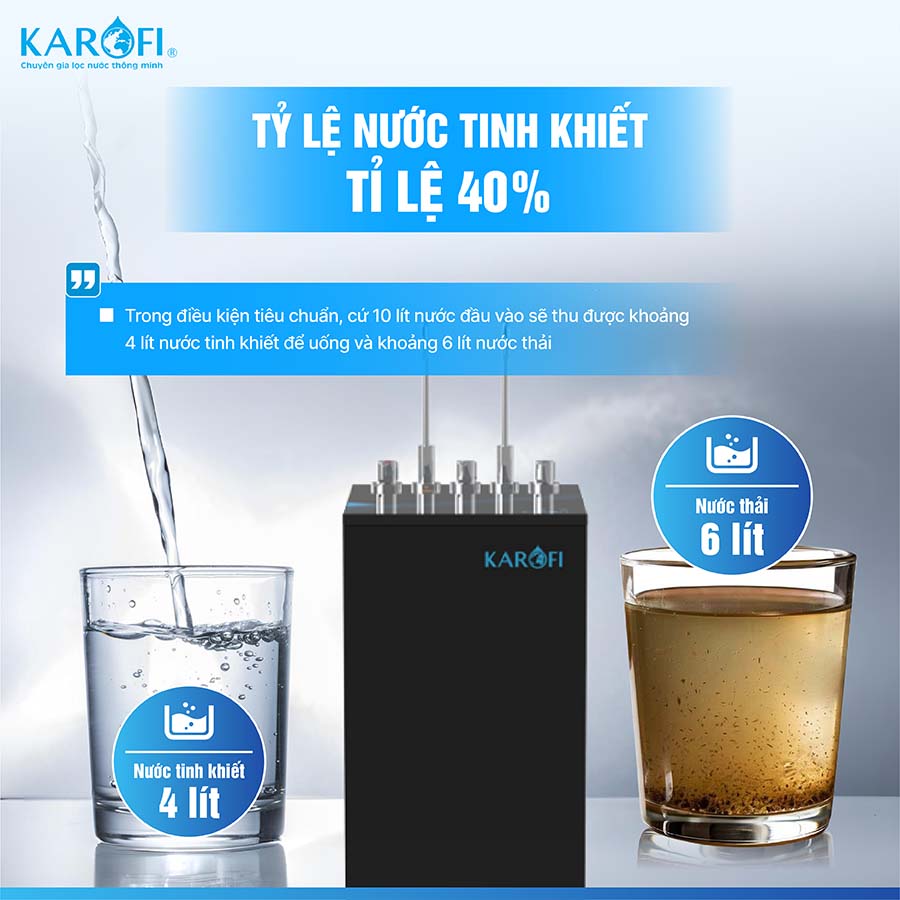 Máy lọc nước nóng lạnh Karofi KAD-L68