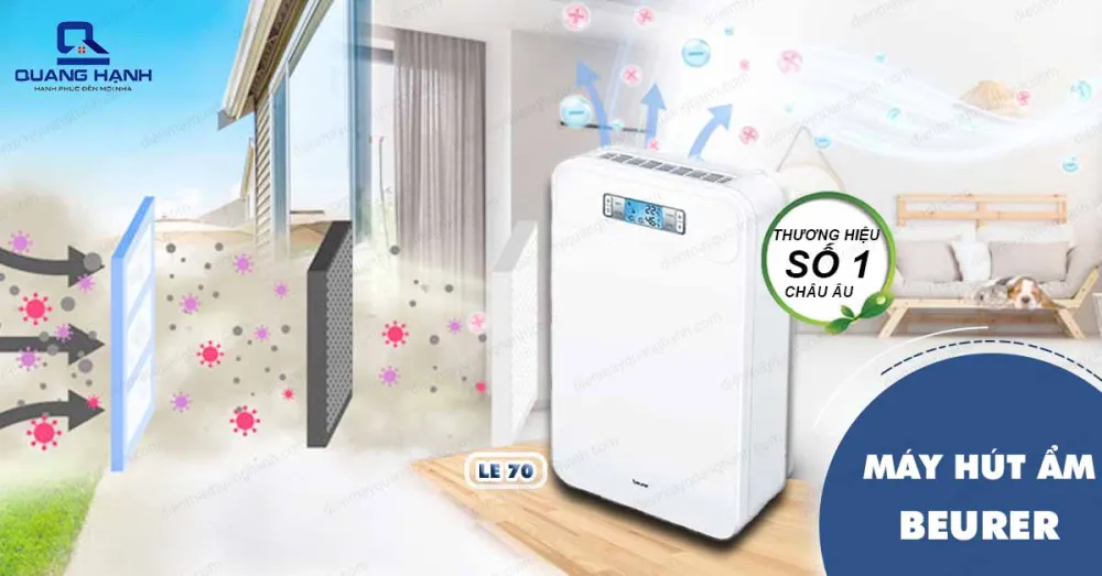 Máy hút ẩm Beurer LE 70 hoạt động như nào ?