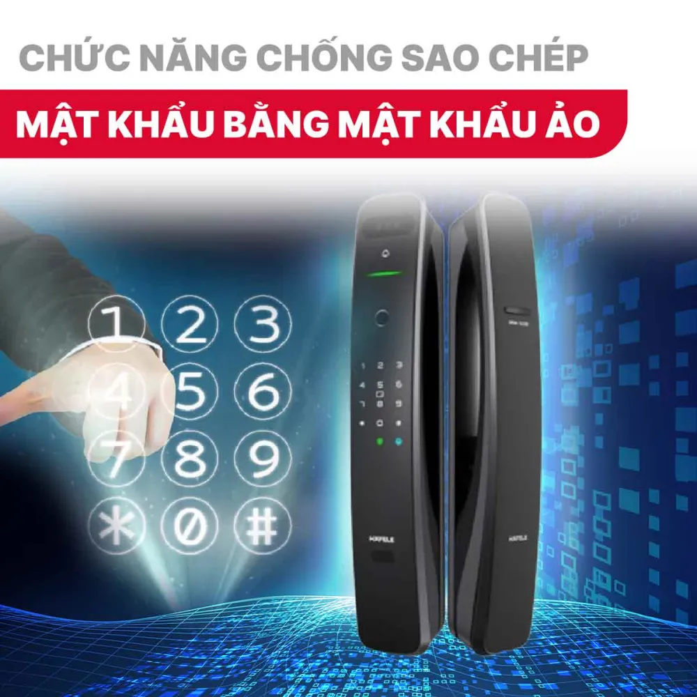 Khóa điện tử Hafele PP9100 912.20.697 Màu đen
