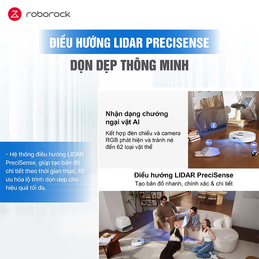 Robot hút bụi Roborock Q Revo CurV