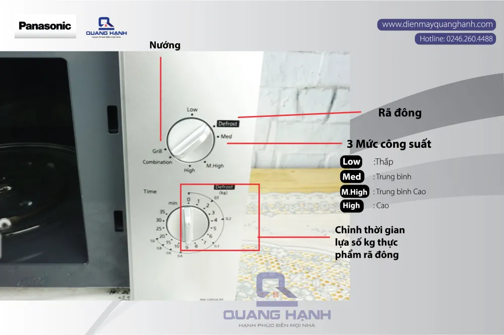 Lò vi sóng Panasonic NN-GM34JMYUE