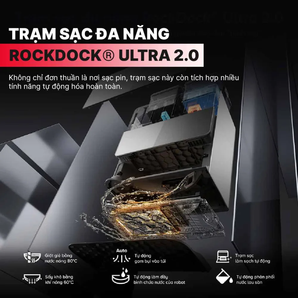 Robot hút bụi lau nhà Roborock Saros 10