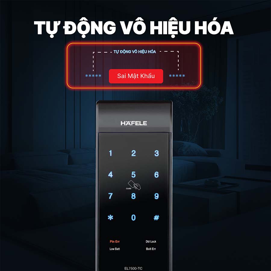 Khóa điện tử Hafele EL7500 912.05.716