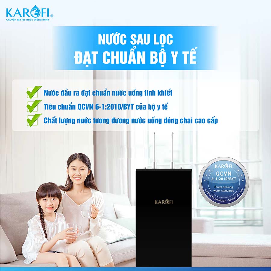 Máy lọc nước nóng nguội Karofi KAH-D15