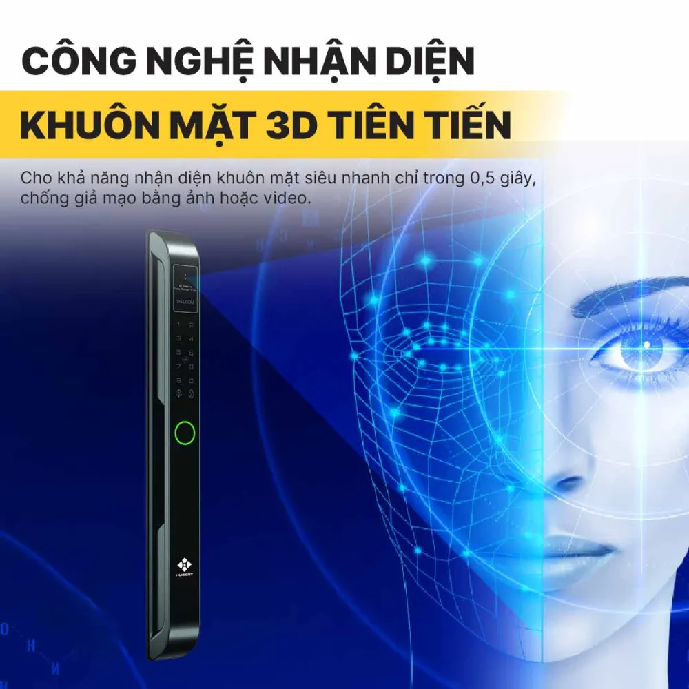 Khóa điện tử Hubert HB CN80F