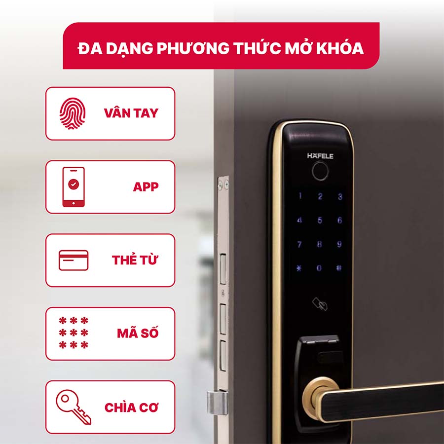 Khóa điện tử Hafele EL7800 PLUS 912.20.569