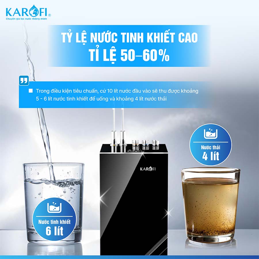 Máy lọc nước nóng lạnh Karofi KAD-L82