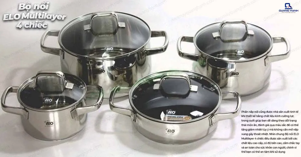 Bộ nồi ELO Multilayer 4 chiếc