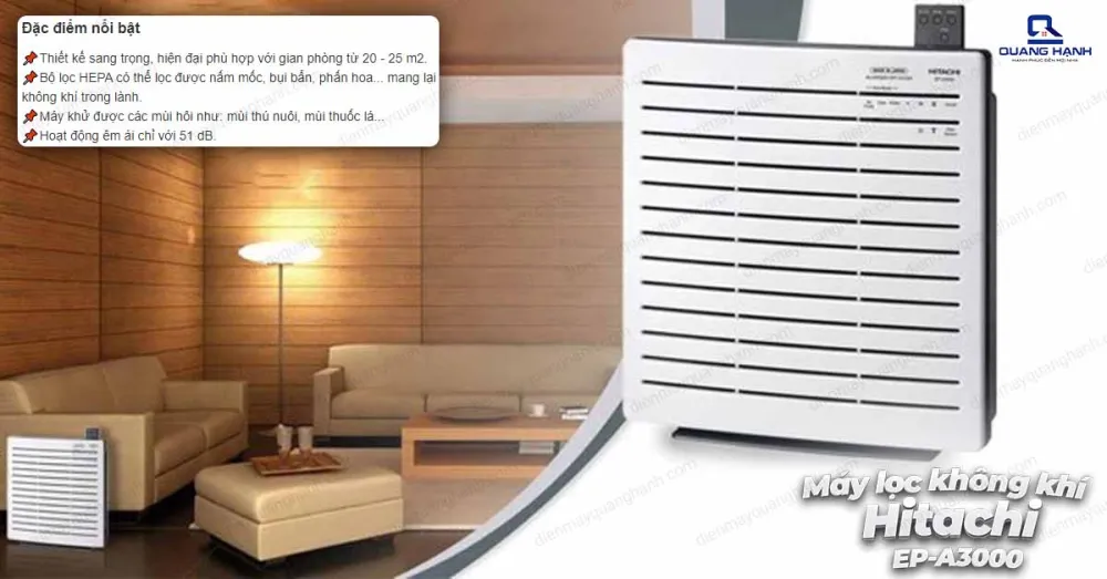 Máy lọc không khí Hitachi EP-A3000