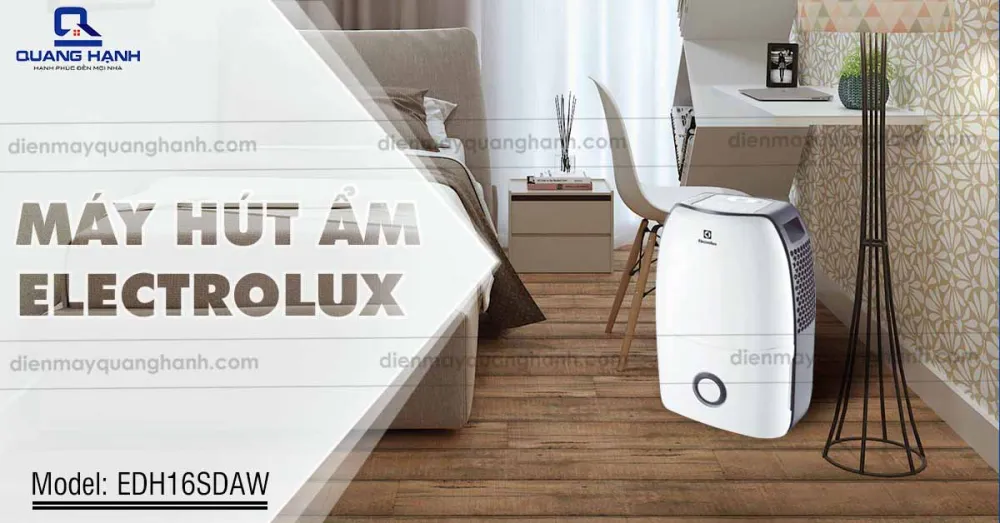 Máy hút ẩm ELectrolux EDH16SDAW hàng chính hãng bảo hành 1 năm