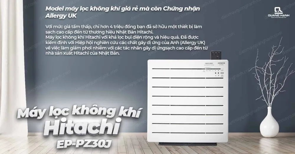 Máy lọc không khí Hitachi EP-PZ30J