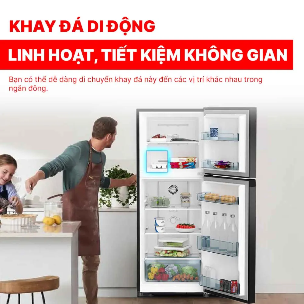 Tủ lạnh Hitachi Inverter 210 lít HRTN5230MUVN