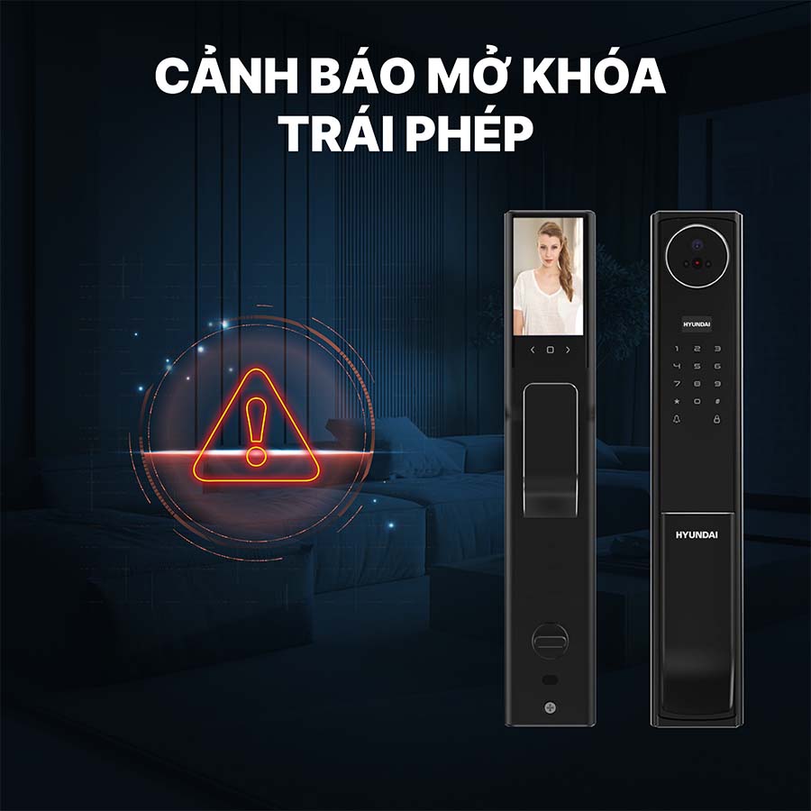 Khoá điện tử Hyundai cửa gỗ HY-SLA911F