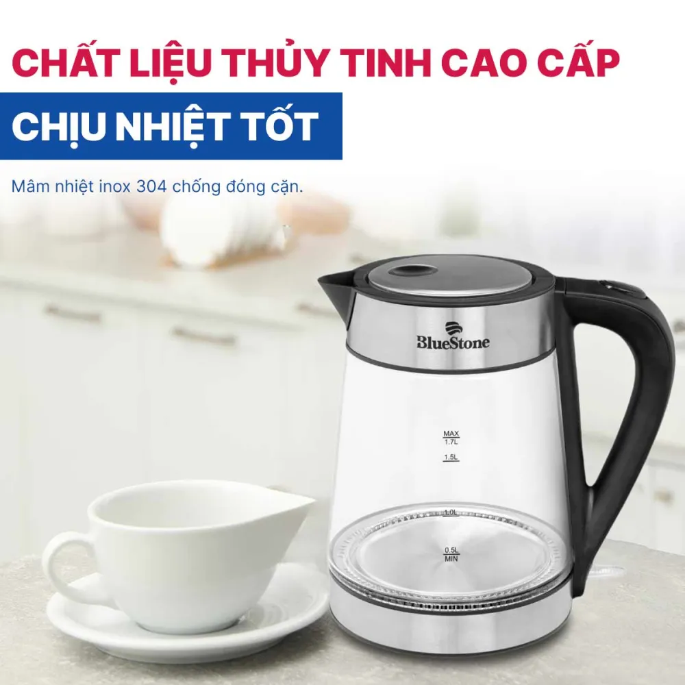 Bình đun siêu tốc Bluestone 1.7 lít KTB-3426