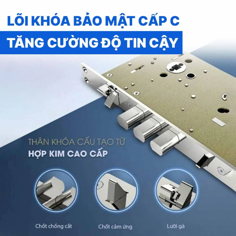 Khóa cửa vân tay cao cấp Philips Alpha