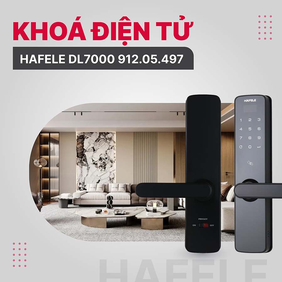 Khóa điện tử Hafele DL7000 912.05.497