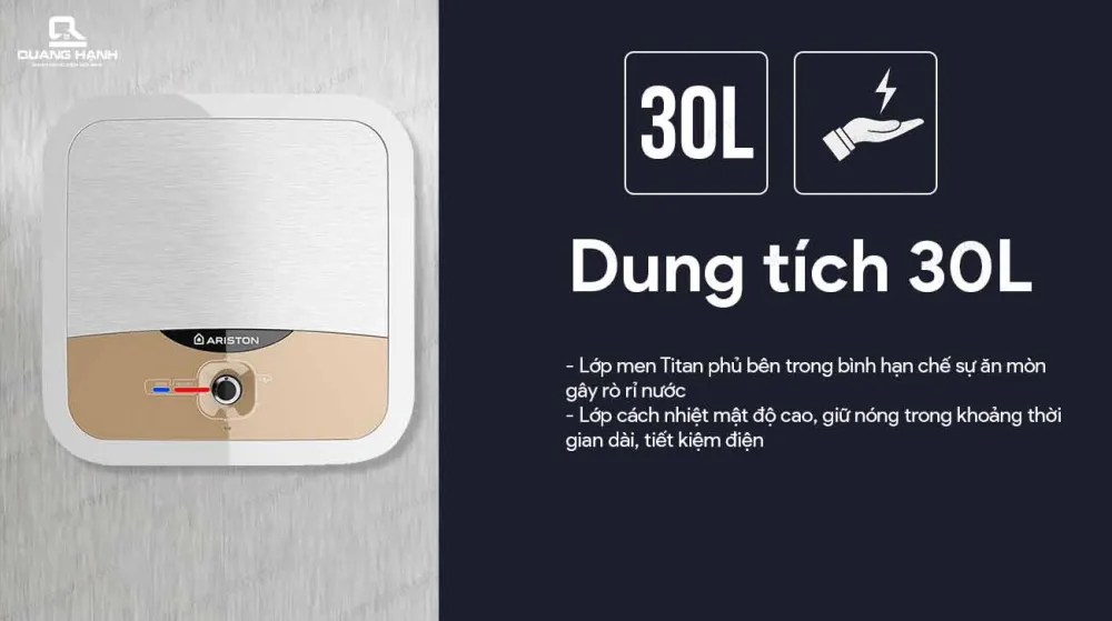 Lòng bình tráng men Titan bền bỉ