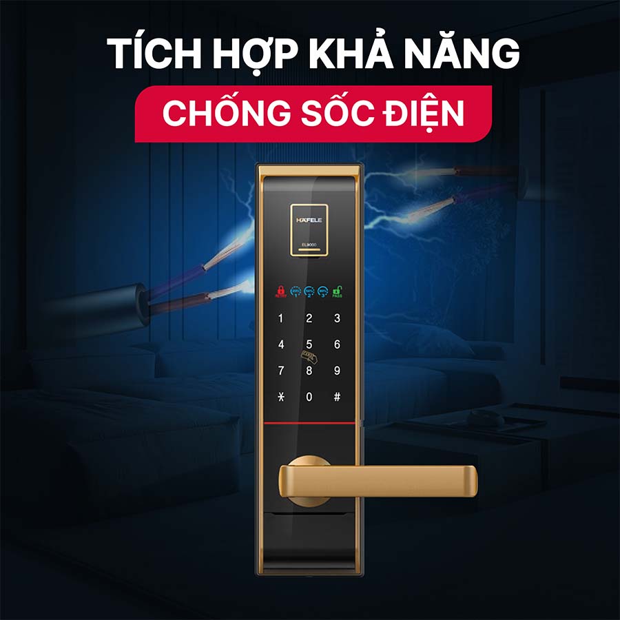 Khóa điện tử Hafele EL9000-TCS 912.05.376