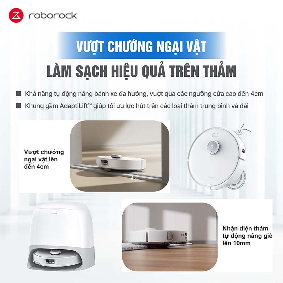Robot hút bụi Roborock Q Revo CurV