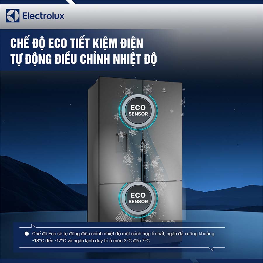 Tủ lạnh Electrolux Inverter 562 lít EQE5660A-B
