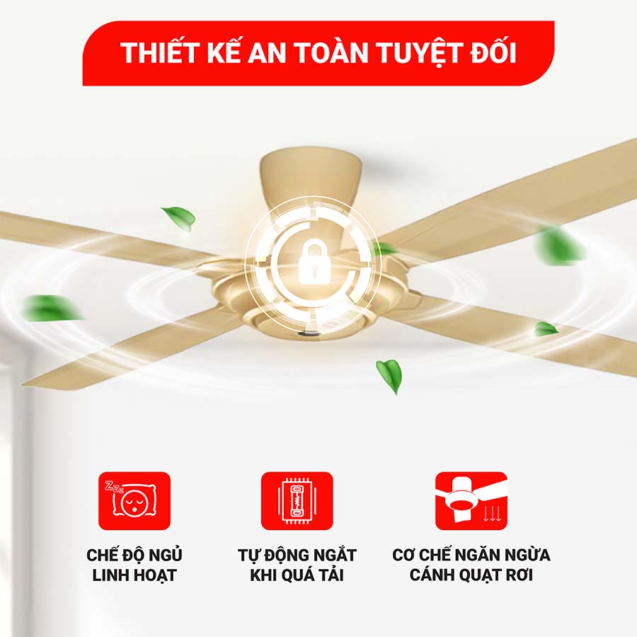 Quạt trần KDK M56PR