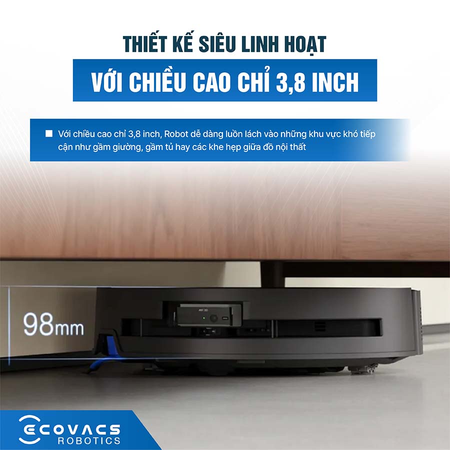 Robot hút bụi Ecovacs Deebot X9 Pro Omni
