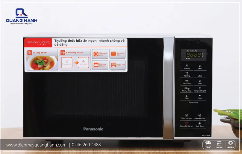 Lò vi sóng Panasonic 25 lít NN-ST34HMYUE 1