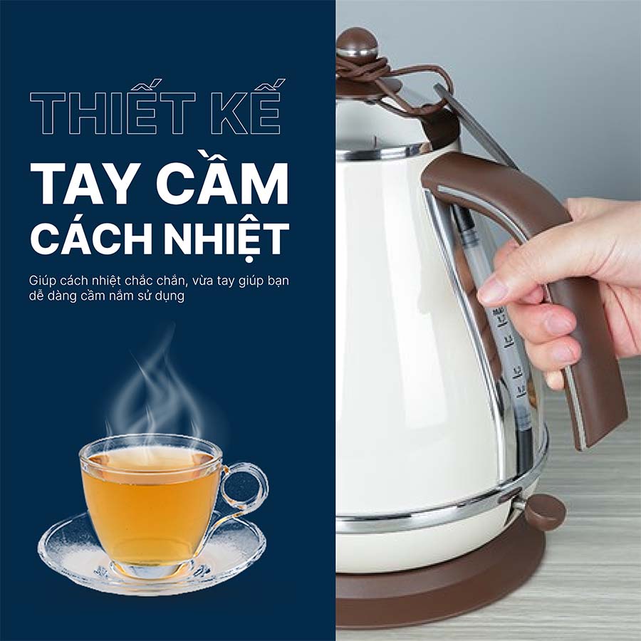 Ấm đun siêu tốc Delonghi KBOV2001.BG