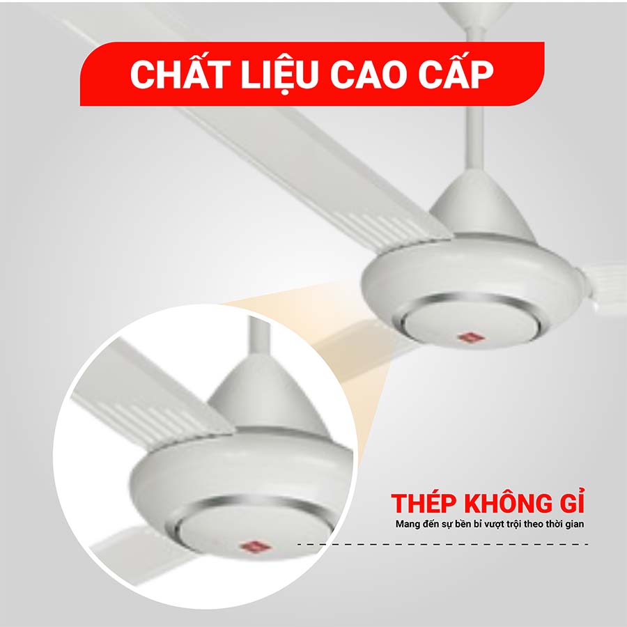 Quạt trần KDK M60XG 5 tốc độ gió
