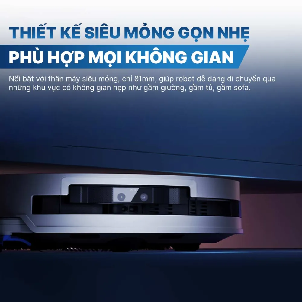 Robot hút bụi lau nhà Ecovacs Deebot T50 Pro Omni 2025