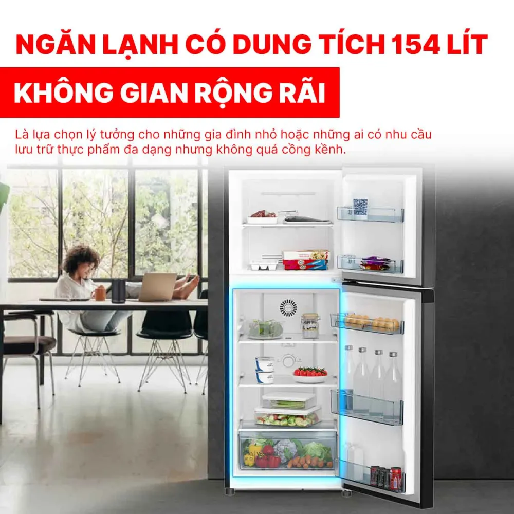 Tủ lạnh Hitachi Inverter 210 lít HRTN5230MUVN
