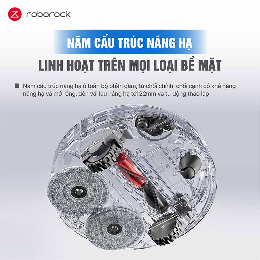 Robot hút bụi lau nhà Roborock Saros 10R