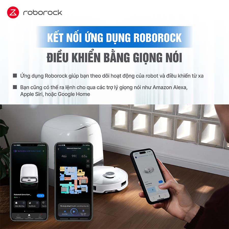 Robot hút bụi Roborock Q Revo CurV