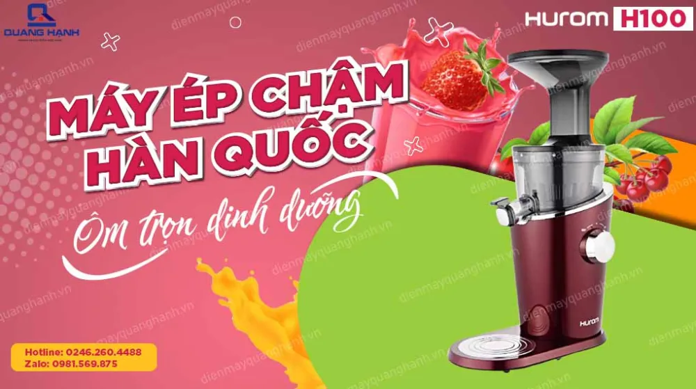 Máy ép chậm Hàn Quốc Hurom H100