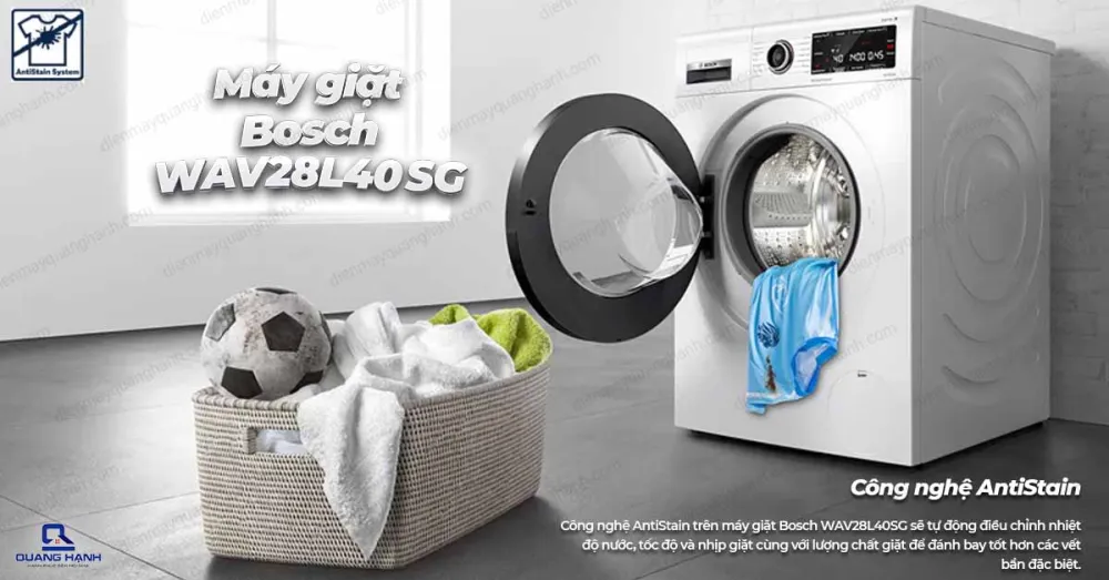 Máy giặt bosch WAV28L40SG