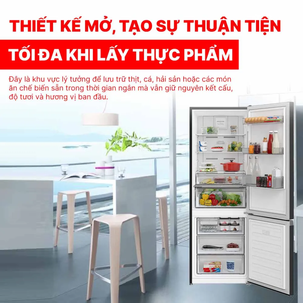 Tủ lạnh Hitachi Inverter 396 lít R-B415EGV1