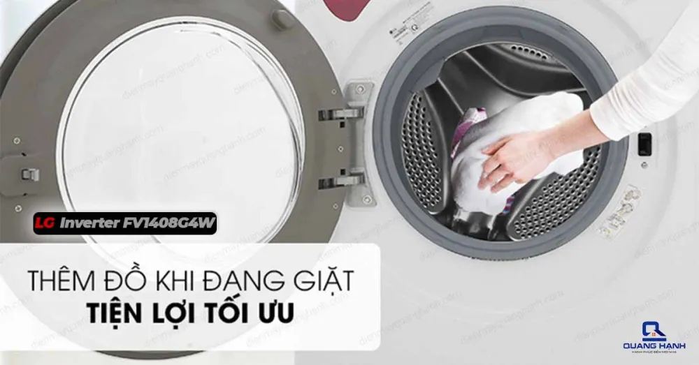 Máy giặt sấy LG Inverter 8.5 Kg FV1408G4W