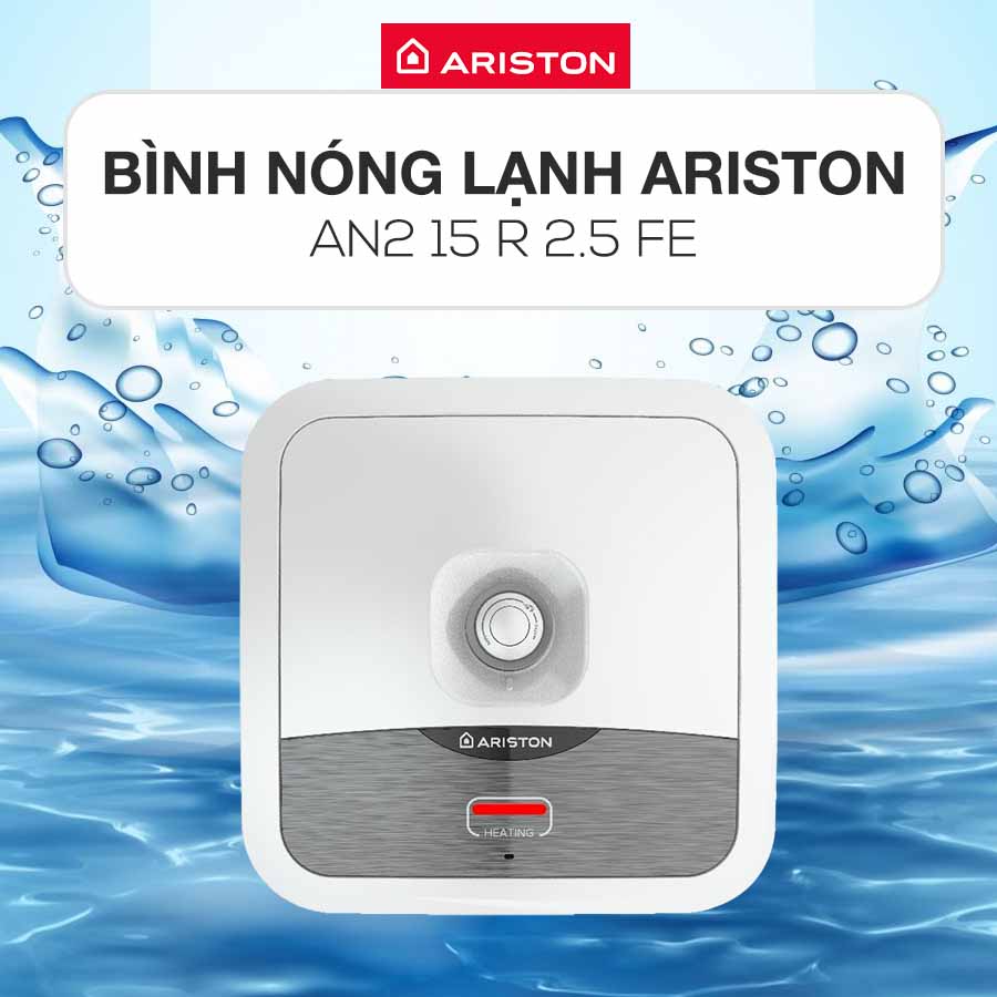 Máy nước nóng Ariston AN2 15 R 2.5 FE có vỏ bình cao cấp, giữ nhiệt hiệu quả