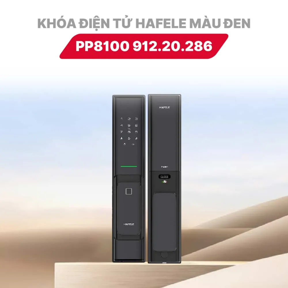 Khóa điện tử Hafele PP8100 912.20.286 Màu đen