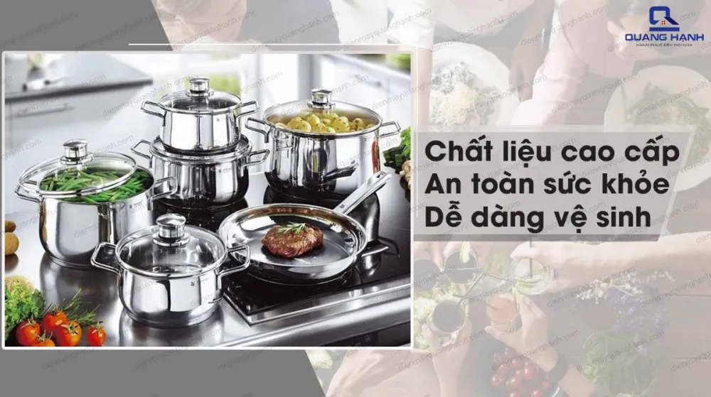 WMF Diademm Plus 6 an toàn sức khỏe, chất liệu cao cấp