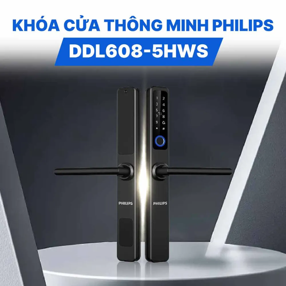 Khóa cửa thông minh Philips DDL608-5HWS