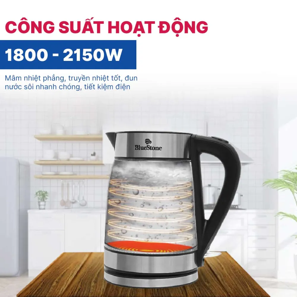 Bình đun siêu tốc Bluestone 1.7 lít KTB-3426