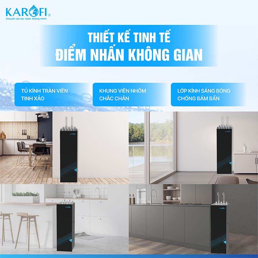 Máy lọc nước nóng lạnh Karofi KAD-L68