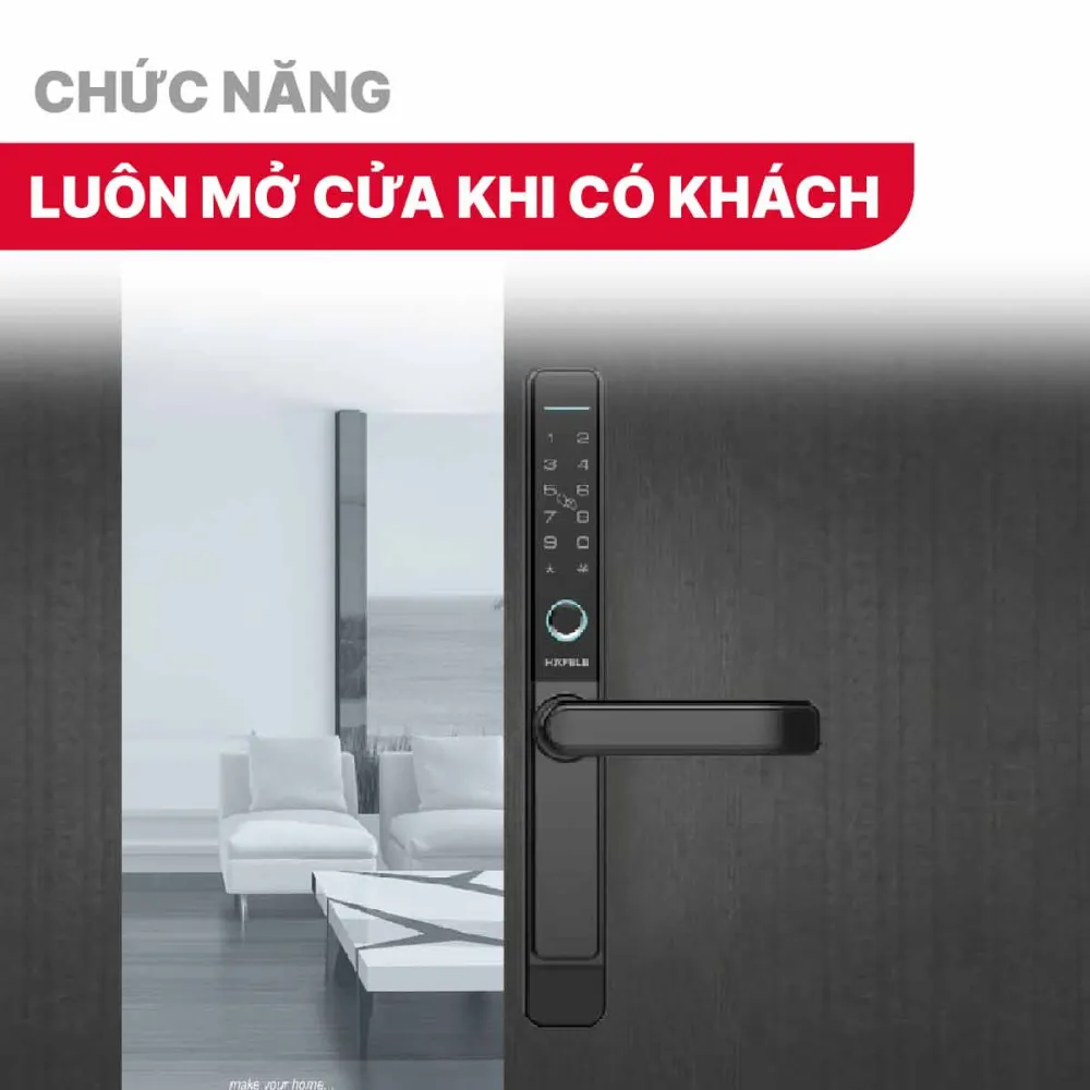 Khóa điện tử Hafele DL6600 912.20.145 Cửa nhôm