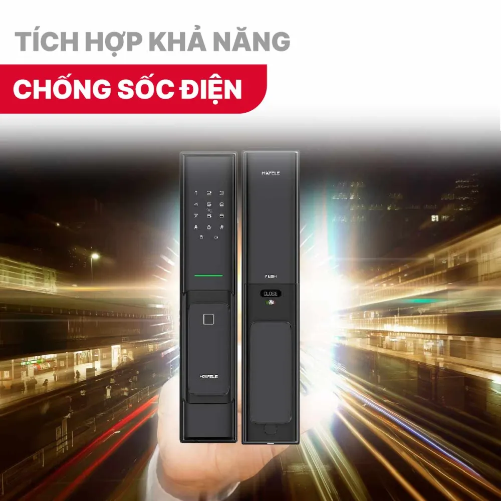 Khóa điện tử Hafele PP8100 912.20.286 Màu đen